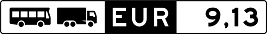 You pay €9.13 per time for: trucks and other vehicles (above 3,500 kg)